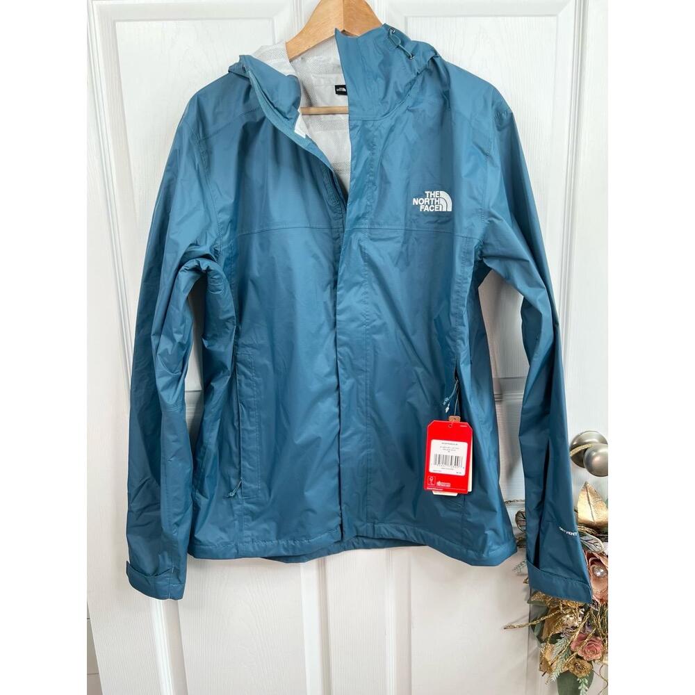 The North Face Jacket Mens Size M Blue DryVent Hooded Water Resistant - Picture 2 of 12